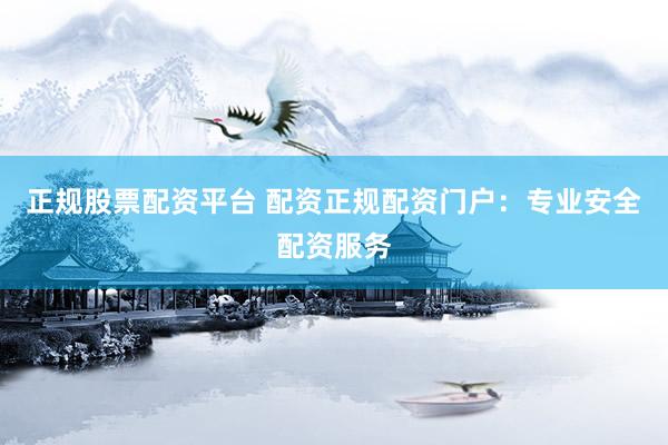 正规股票配资平台 配资正规配资门户：专业安全配资服务